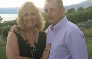 Andrew and Terry Stone at Anarchist Mountain Vineyard